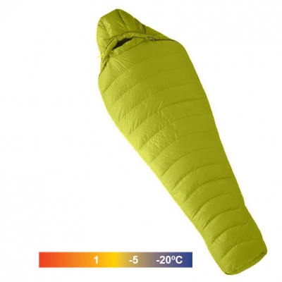 Saco de pluma. 310 gr. 90/10. -1 ºC